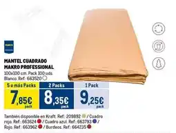 Makro Makro - mantel cuadrado oferta