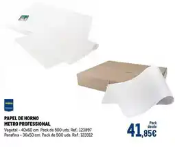 Makro Makro - papel de horno oferta
