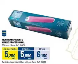 Makro Makro - film transparente oferta