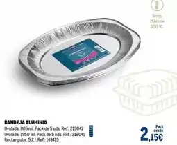 Makro Bandeja aluminio oferta