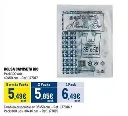 Makro Bio - bolsa camiseta bio oferta