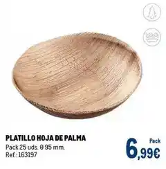 Makro Palma - platillo hoja de oferta