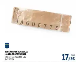 Makro Makro - bolsa papel bocadillo oferta