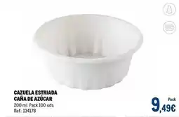 Makro Cazuela estriada caña de azúcar oferta