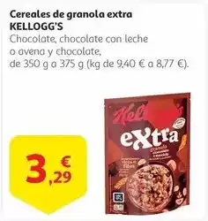 Alcampo Kellogg's - cereales de granola extra oferta