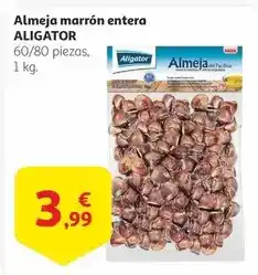 Alcampo Aligator - almeja marrón entera oferta