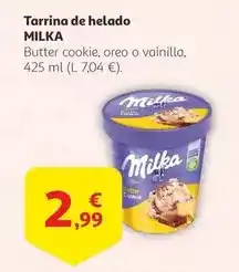 Alcampo Milka - tarrina de helado oferta