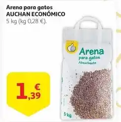Alcampo Auchan - arena para gatos oferta