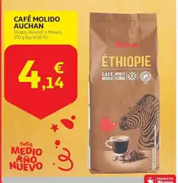 Alcampo Auchan - café molido oferta
