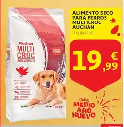 Alcampo Auchan - alimento seco para perros multicroc oferta