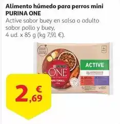 Alcampo Purina one - alimento húmedo para perros mini oferta