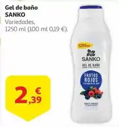 Alcampo Sanko - gel de bano oferta
