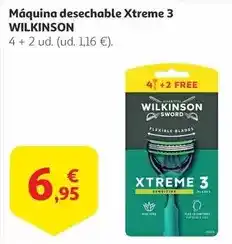Alcampo Wilkinson - maquina desechable xtreme 3 oferta