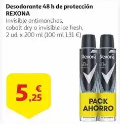 Alcampo Rexona - desodorante 48 h de protección oferta