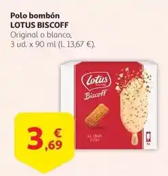 Alcampo Lotus - biscoff polo bombon oferta