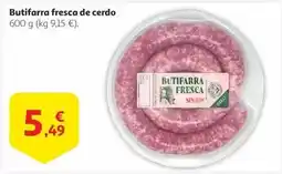 Alcampo Butifarra fresca de cerdo oferta