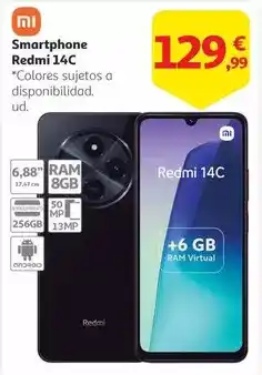Alcampo Xiaomi - smartphone redmi 14c oferta