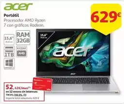 Alcampo Acer - portátil oferta