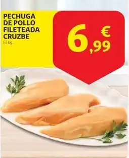 Alcampo Pechuga de pollo fileteada cruzbe oferta
