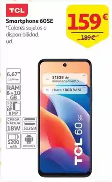 Alcampo Tcl - smartphone 60se oferta