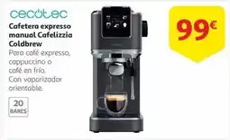 Alcampo Cecotec - cafetera expresso manual cafelizzia oferta