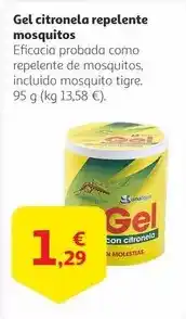 Alcampo Gel citronela repelente mosquitos oferta