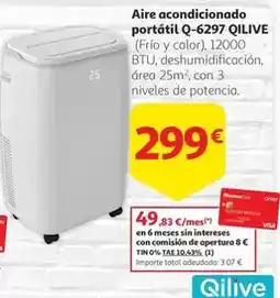 Alcampo Aire - acondicionado portátil q-6297 oferta
