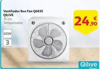 Alcampo Qilive - ventilador box fan q6835 oferta