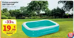 Alcampo One two fun - piscina rectangular oferta