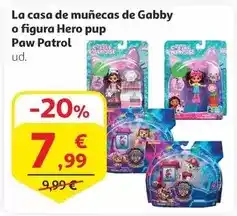 Alcampo Paw patrol - la casa de muñecas de gabby o figura hero pur oferta