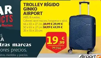 Alcampo Auchan - trolley rigido ginko oferta