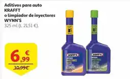 Alcampo Wynn´s - aditivos para auto krafft o limpiador de inyectores oferta