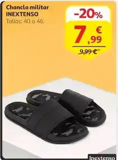 Alcampo Inextenso - chancla militar oferta