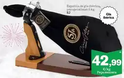 Sorli 5j - espatlla de gla iberica/ pes aproximat 5 kg oferta