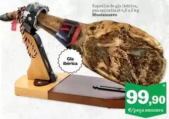 Sorli Espatlla de gla iberica oferta