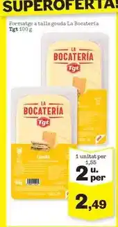 Sorli Tgt - formatge a talls gouda oferta