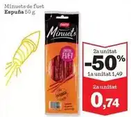 Sorli Espuña - minuets de fuet oferta