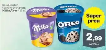 Sorli Milka/oreo - gelat butter cookie o ice cream oferta