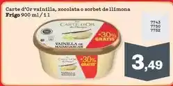 Sorli Frigo - carte d'or vainilla oferta