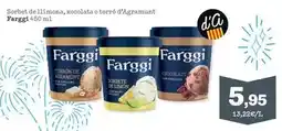 Sorli Farggi - sorbet de llimona, xocolata o torró d'agramunt oferta