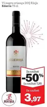 Sorli Ederra - vi negre crianca doq rioja oferta
