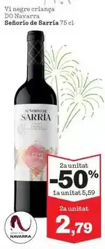 Sorli Señorío de sarría - vi negre criança do navarra oferta