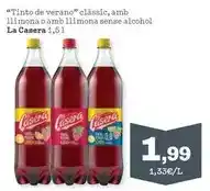 Sorli La casera - tinto de verano classic oferta