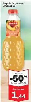 Sorli Granini - beguda de préssec oferta