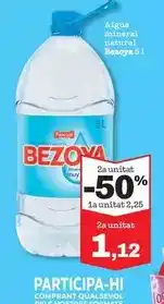 Sorli Bezoya - aigua mineral natural oferta