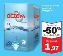 Sorli Pascual - agua mineral natural bezoya oferta