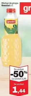 Sorli Granini - nectar de pinya oferta