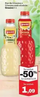 Sorli Granini - sue de llimona o llimona amb sándria oferta