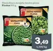 Sorli Findus - pesols fins o monjeta tendra plana oferta