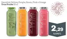 Sorli True fruits - smoothie yellow, purple, green, pink orange oferta